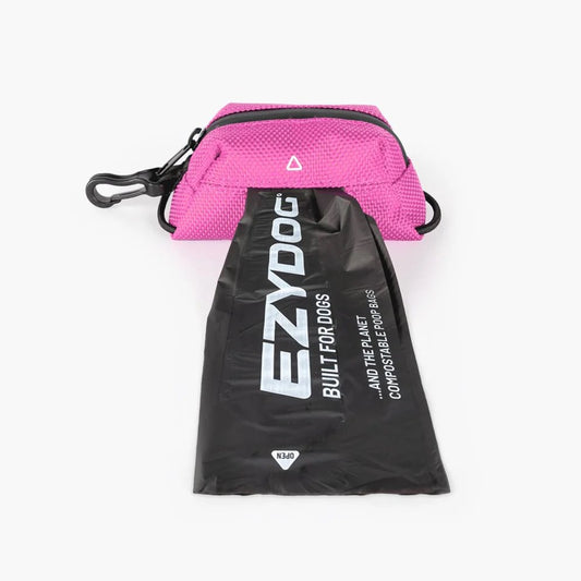 EzyDog Essential Poop Bag Holder Pink