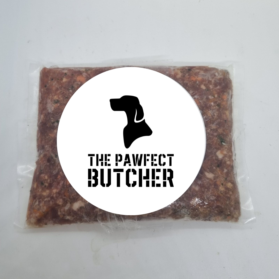 The Pawfect Butcher Goat & Duck Raw Blend 1.5kg (6x250g)