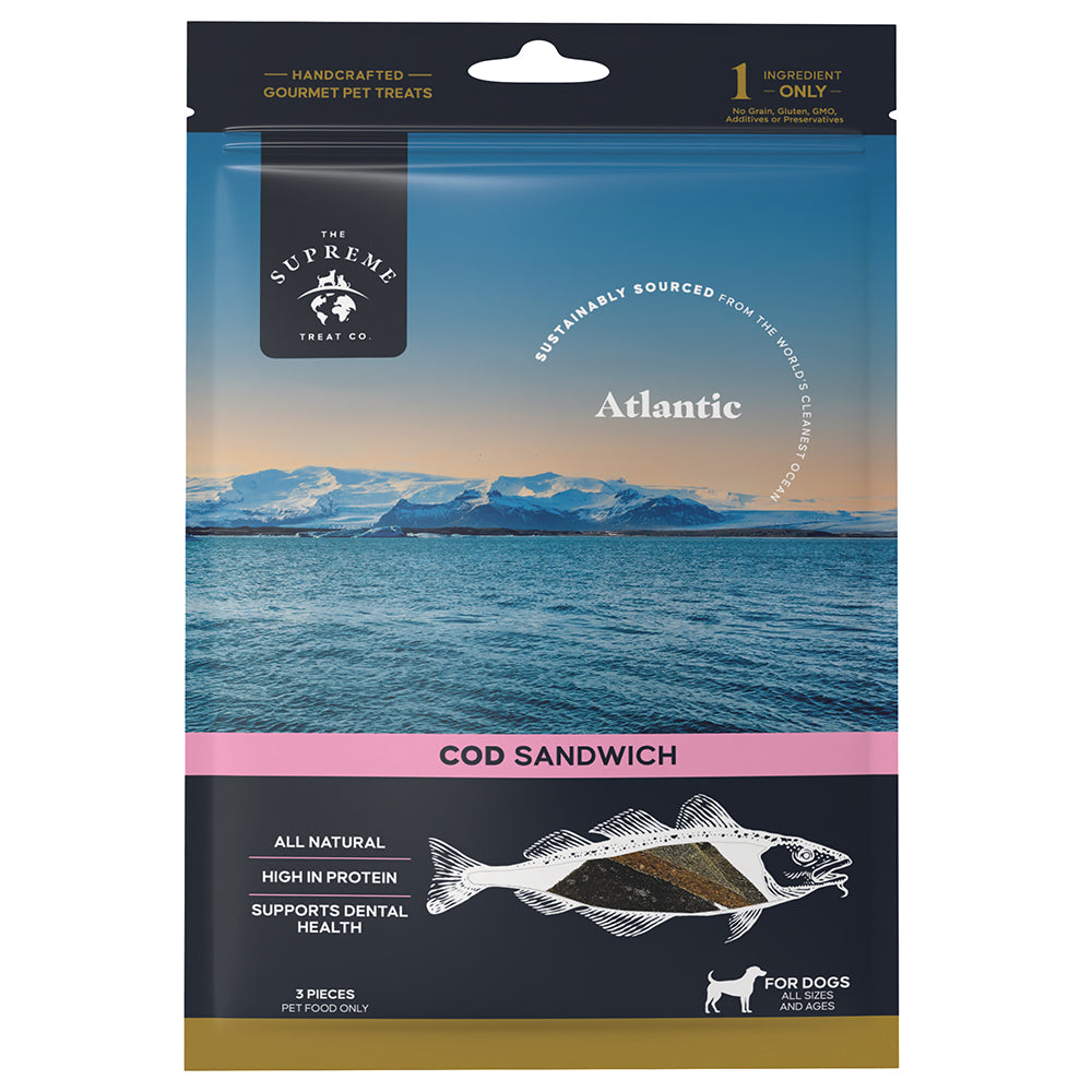 The Supreme Treat Co Cod Fish Sandwich 3pk