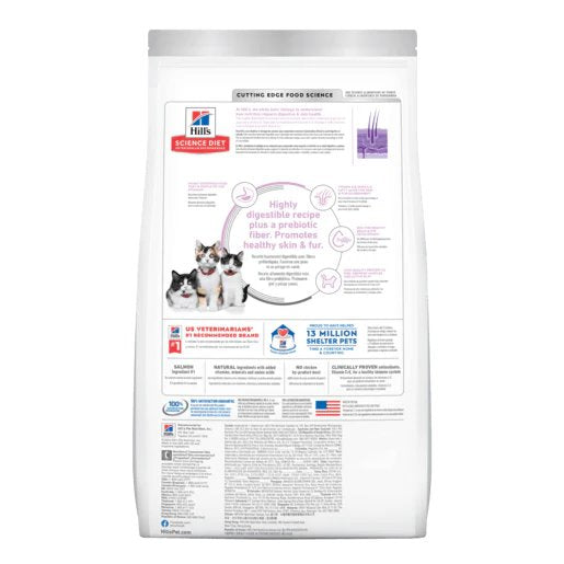 Hill's Science Diet Kitten Sensitive Stomach and Skin Salmon Dry Cat Food