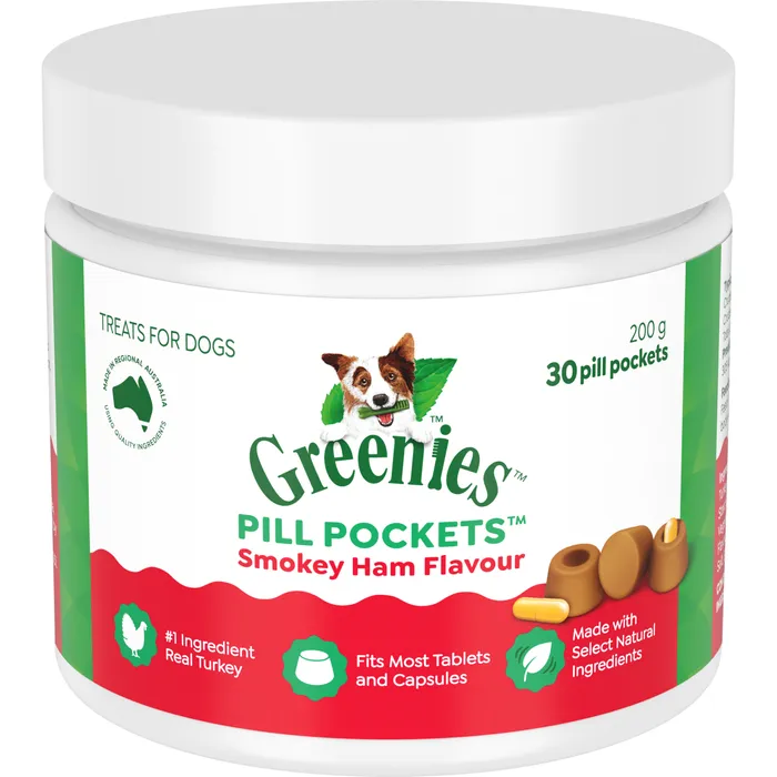 Greenies Pill Pockets Smokey Ham Flavour 30 Pieces