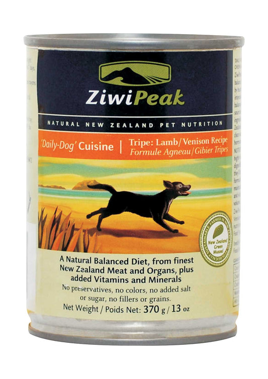 ZIWI Peak Daily Dog Tripe, Lamb & Venison Cans