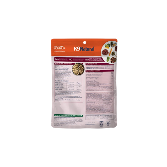 K9 Natural Lamb & Venison Feast Freeze-Dried Dog Food