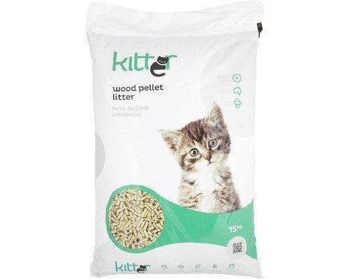 Kitter Wood Pellet Cat Litter (WAREHOUSE PICK UP & LOCAL DELIVERY ONLY)