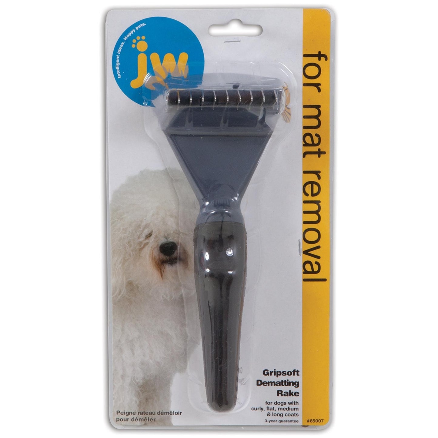 GripSoft Dematting Rake For Dogs
