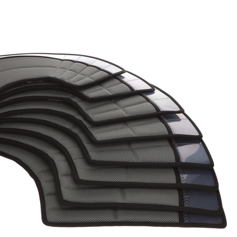 Zeez Padded Adjustable Recovery Cone Grey/Clear