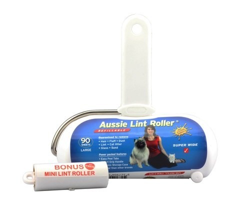 Aussie Lint Roller Large Pet Hair Fur Remover