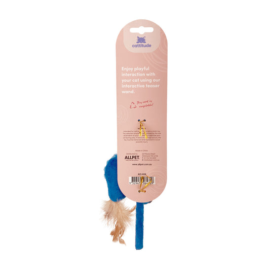 Cattitude Whisker Workout Simon Snake Teaser Wand