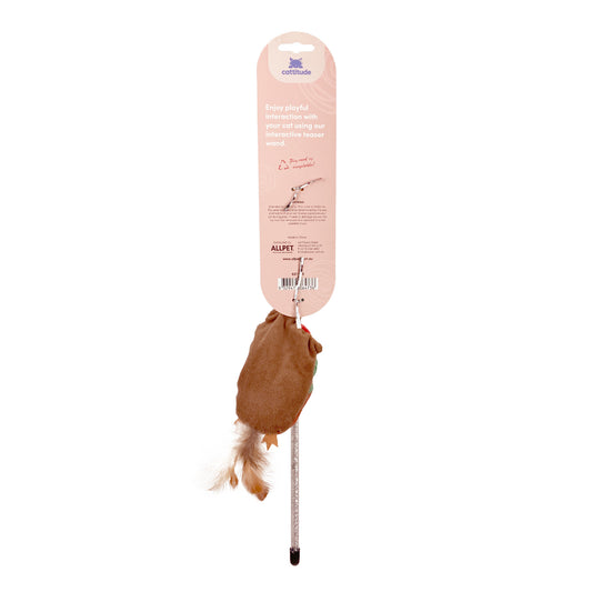 Cattitude Whisker Workout Tim Turkey Teaser Wand