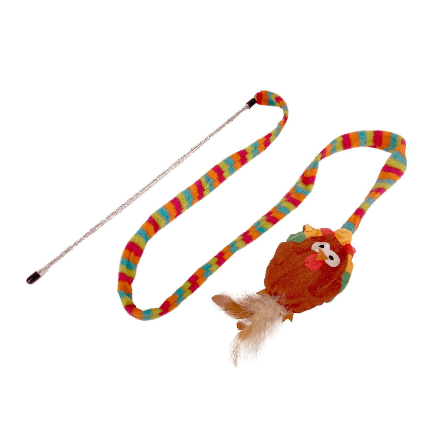 Cattitude Whisker Workout Tim Turkey Teaser Wand