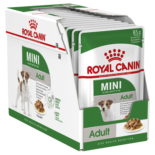 Royal Canin Mini Dog Wet Food Pouches in Gravy