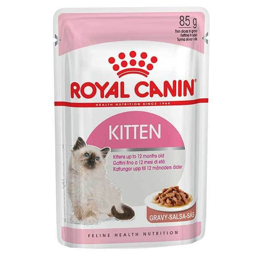 Royal Canin Kitten Instinctive Cat Wet Food Pouches in Gravy