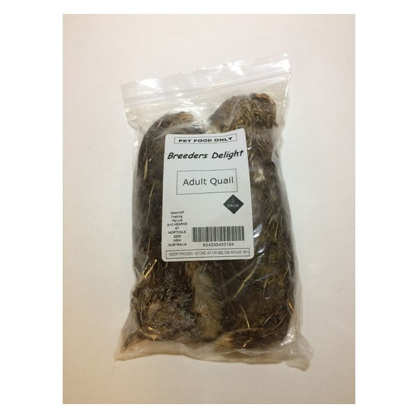 Breeders Delight Frozen Quail