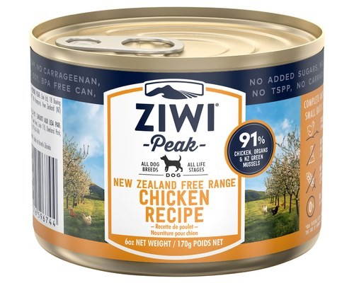 ZIWI Peak Chicken Dog Food Can 170g