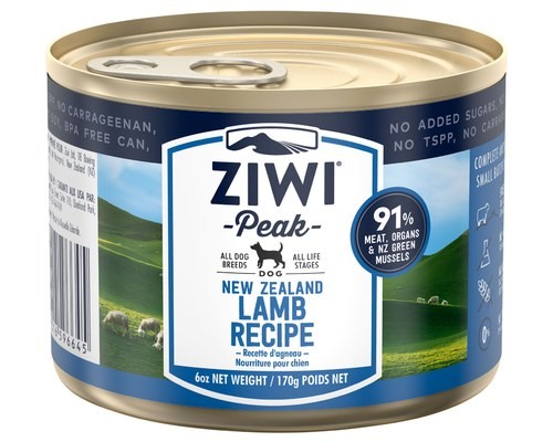 ZIWI Peak Lamb Dog Food Can 170g