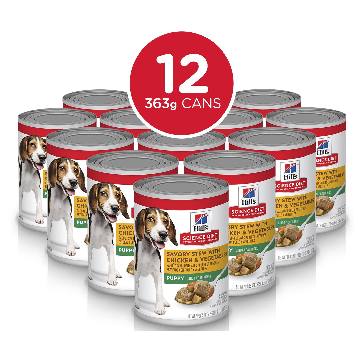 Hill's Science Diet Puppy Savoury Stew Chicken & Vegetables Canned Dog Food