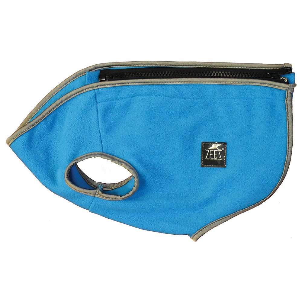 ZEEZ Cozy Fleece Dog Vest Polar Blue