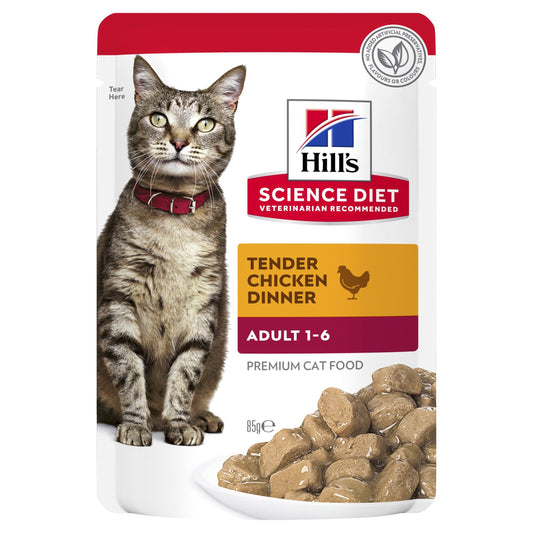 Hill's Science Diet Adult Chicken Wet Cat Food Pouches