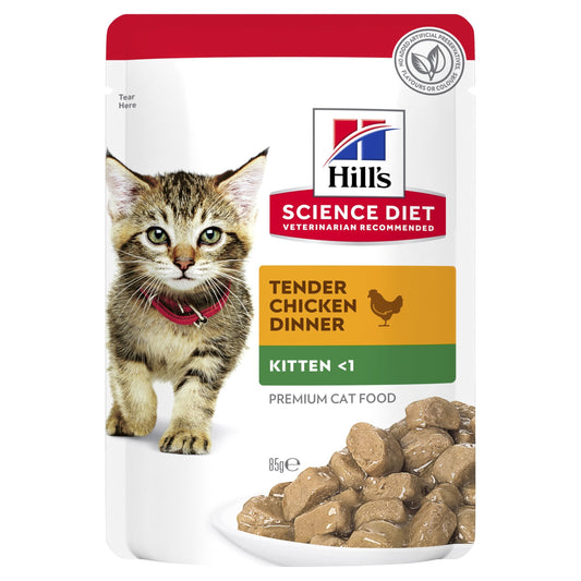 Hill's Science Diet Kitten Chicken Wet Cat Food Pouches