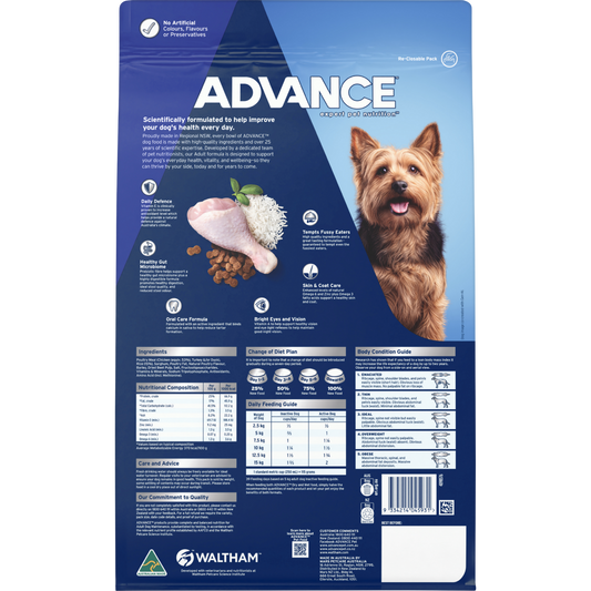 Advance Adult Small Breed Chicken with Rice Dry Dog Food
