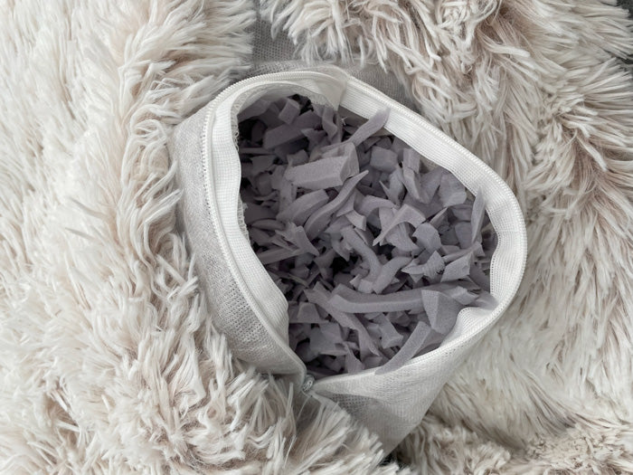 Superior Pet Goods Hugzzz Memory Foam Filling Top Up Pack 1kg