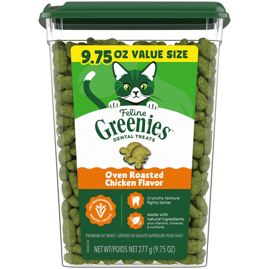 Greenies Feline Oven Roasted Chicken Cat Treats