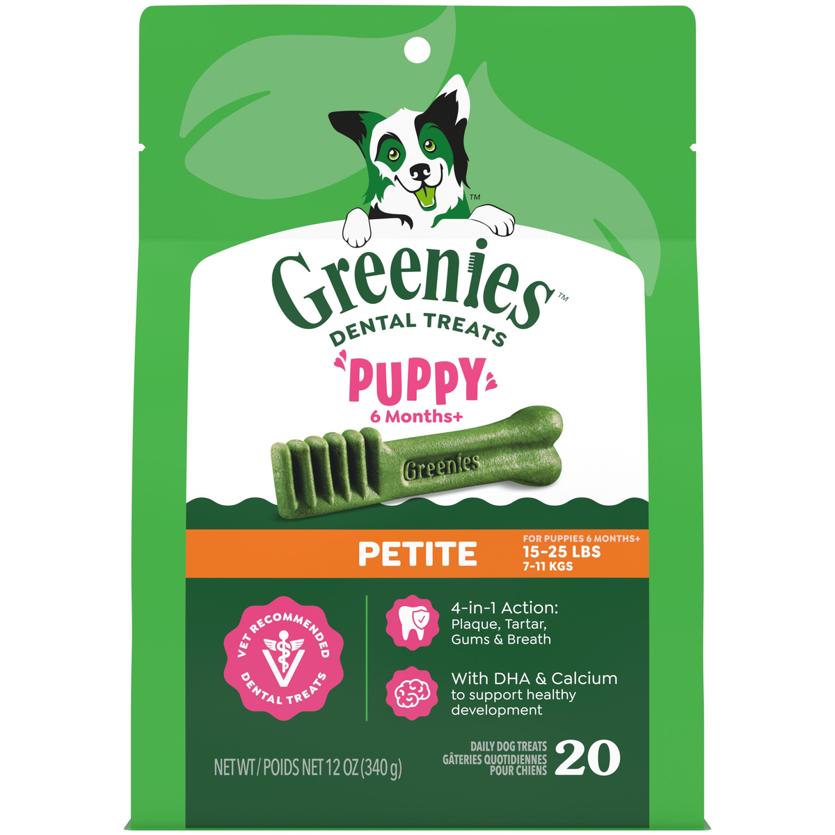 Greenies Puppy Dental Chews 340g