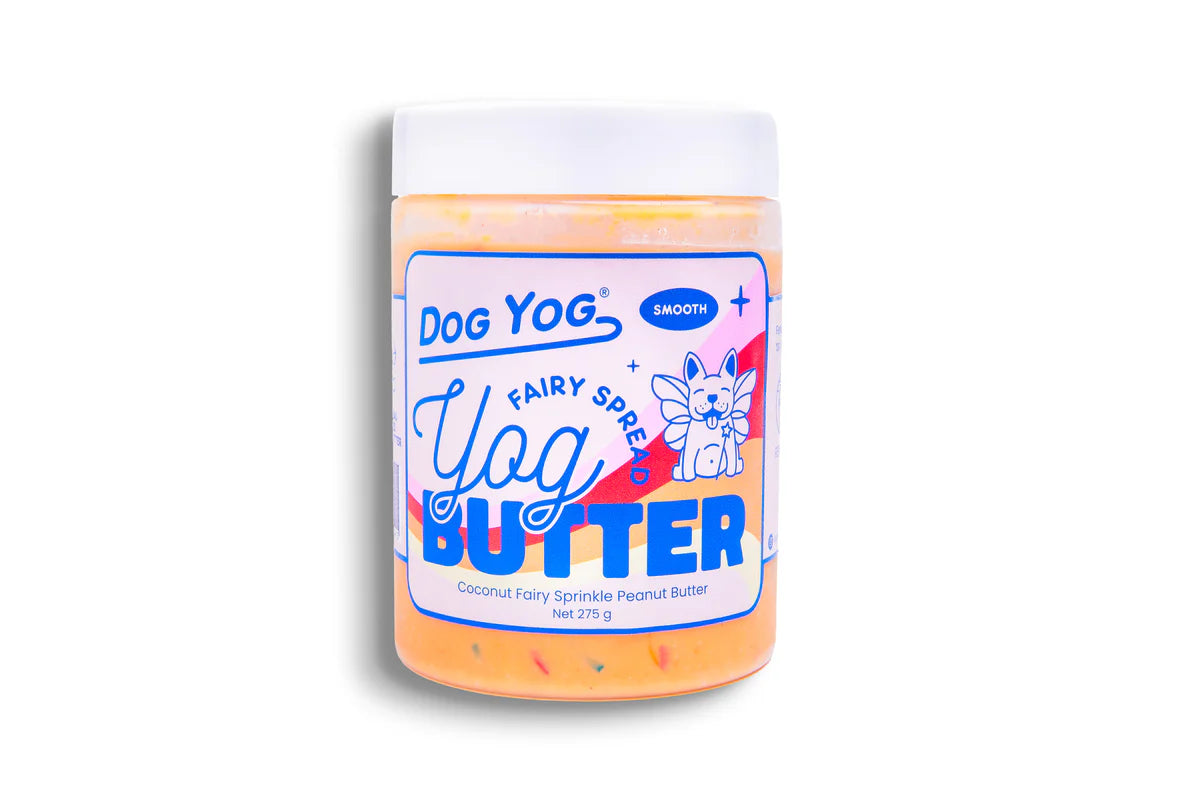 Dog Yog Fairy Spread Yog Butter Coconut Fairy Sprinkle Peanut Butter 275g