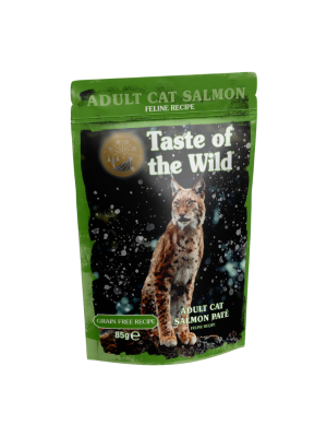 Taste of the Wild Adult Cat Salmon with Chicken Pate Pouch 85g 12 x 85g
