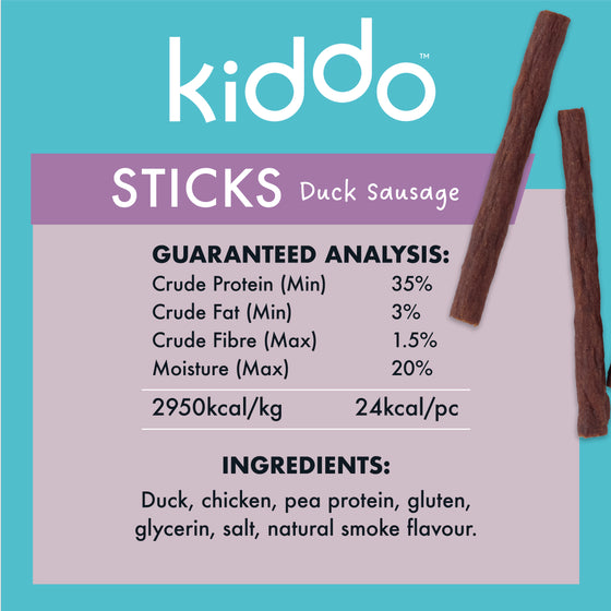 KIDDO Sticks Duck Sausage 90g