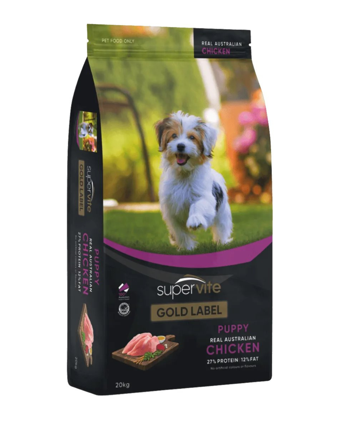 SuperVite Gold Label Puppy Chicken Dry Dog Food