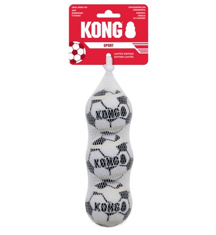 KONG Sport Soccer Balls Medium 3 Pack