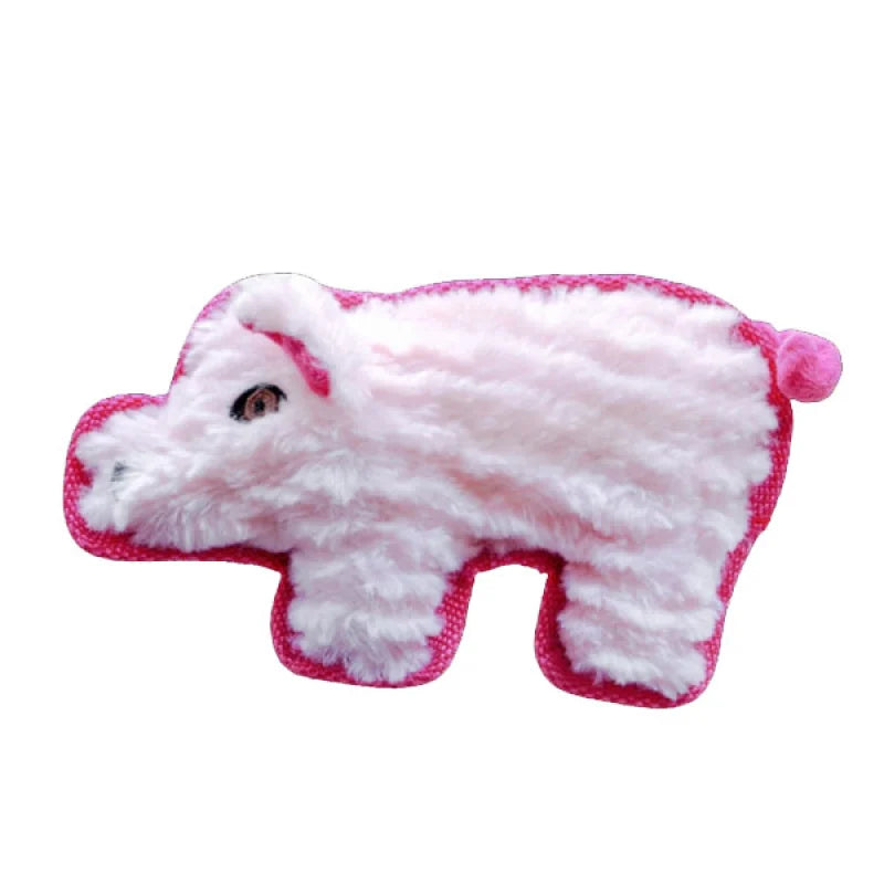 Ruff Play Plush Pig Dog Toy Small