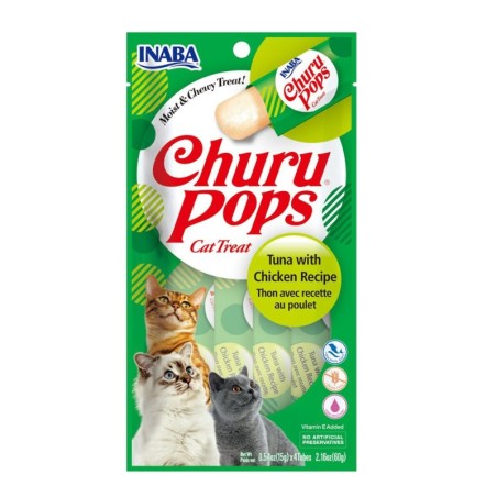 Inaba Churu Pops Tuna with Chicken Cat Treat 60g