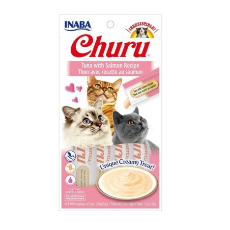 Inaba Churu Tuna with Salmon Cat Treat 56g