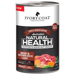 Ivory Coat Wholegrain Beef & Rice Wet Dog Food 400g
