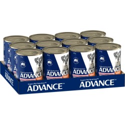 ADVANCE Wet Dog Food Chicken & Salmon with Rice 
