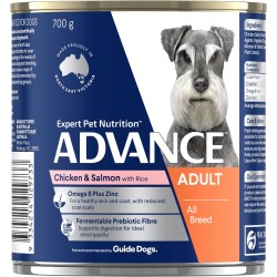 ADVANCE Wet Dog Food Chicken & Salmon with Rice 
