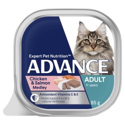 Advance Cat Chicken & Salmon Medley 85g