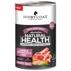 Ivory Coat Puppy Wholegrain Lamb & Brown Rice Wet Dog Food 400g