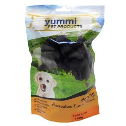 Yummi Lamb Liver Dog Treat 150g