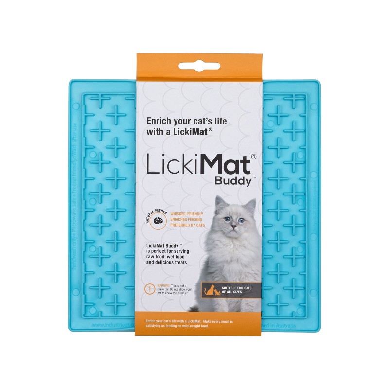 LickiMat Buddy For Cat Aqua