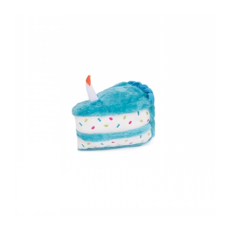ZippyPaws Birthday Cake Blue 17.5x15cm