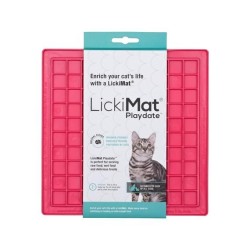 LickiMat Cat Playdate Pink