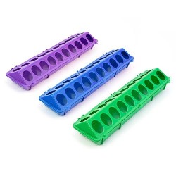 Poultry Plastic Feed Trough 20 Hole