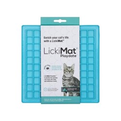 LickiMat Cat Playdate Turquoise