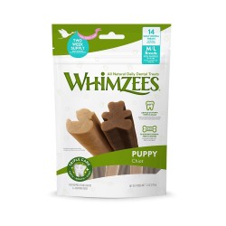 Whimzees Puppy Dental Dog Treats Med/Large (14pk)