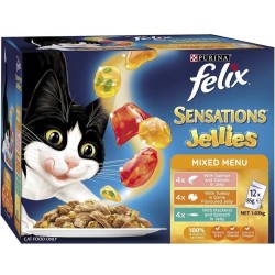Felix Sensations Jellies Mixed Menu 12 x 85g