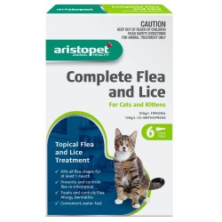 Aristopet Spot Complete Flea & Lice Spot On Treatment for Cats & Kittens (3pk)