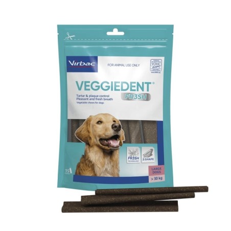Virbac Veggiedent Fr3sh Large Chews (15pk)